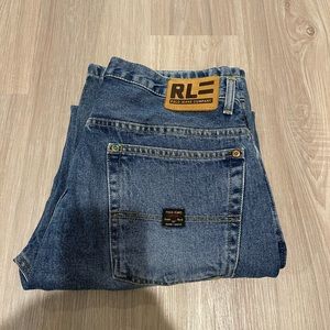 Vintage polo Ralph Lauren jeans for men straight leg y2k style